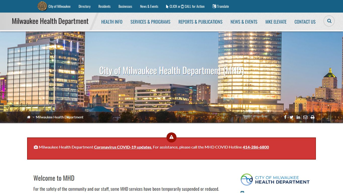 Milwaukee Health Department