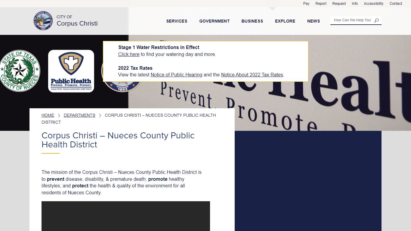 Corpus Christi – Nueces County Public Health District